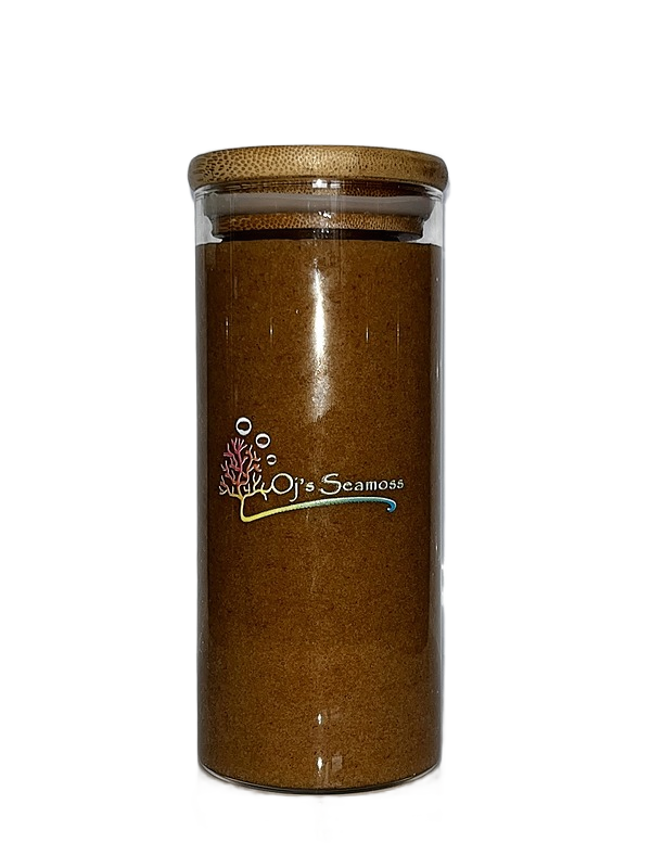 Oj's Cinnamon & Date 450ml seamoss gel.