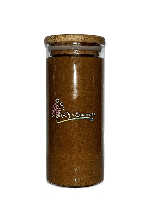 Oj's Cinnamon & Date 450ml seamoss gel.